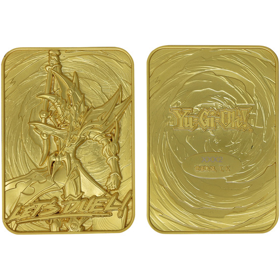 Yu-Gi-Oh! Limited Edition 24k Gold Plated Dark Paladin Metal Card