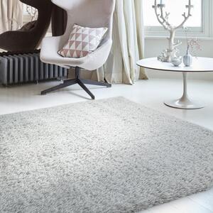Selby Silver Grey Shaggy Rug