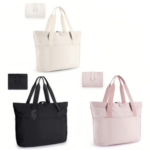 Women Handbag Foldable Zipper Shoulder Bag Hand Bag