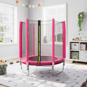 Kidkid Outdoor Trampoline with Safety Enclosure