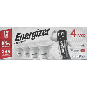 Energizer LED GU10 345lm 4.9W 4000K Lightbulb