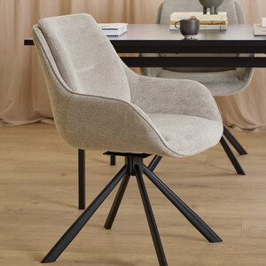 Pair of Carrie Swivel Dining Chairs