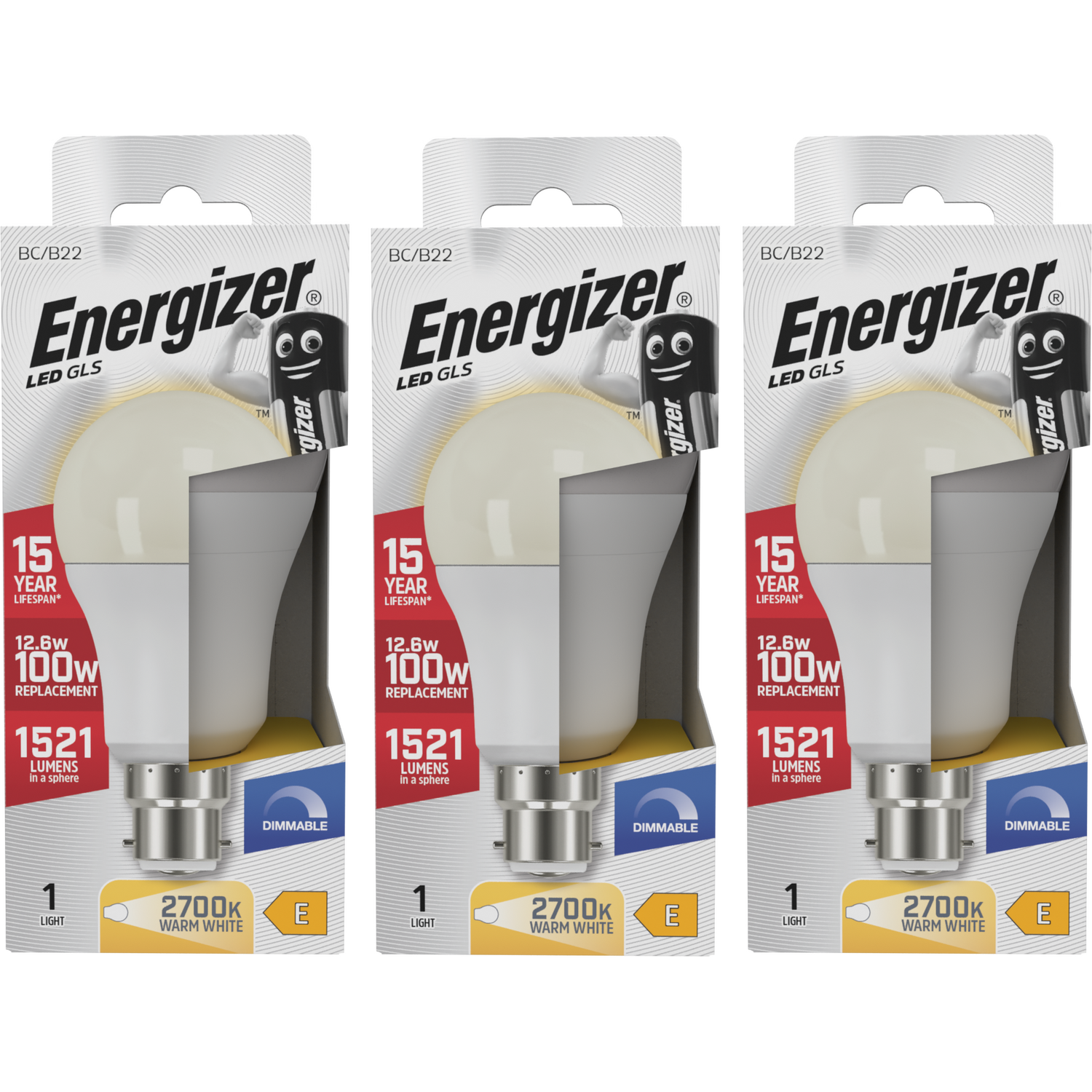 Image of Energizer LED GLS B22 1521lm 2700K&hellip;