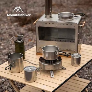 MOUNTAINHIKER Camping Cookware Stainless Steel Set