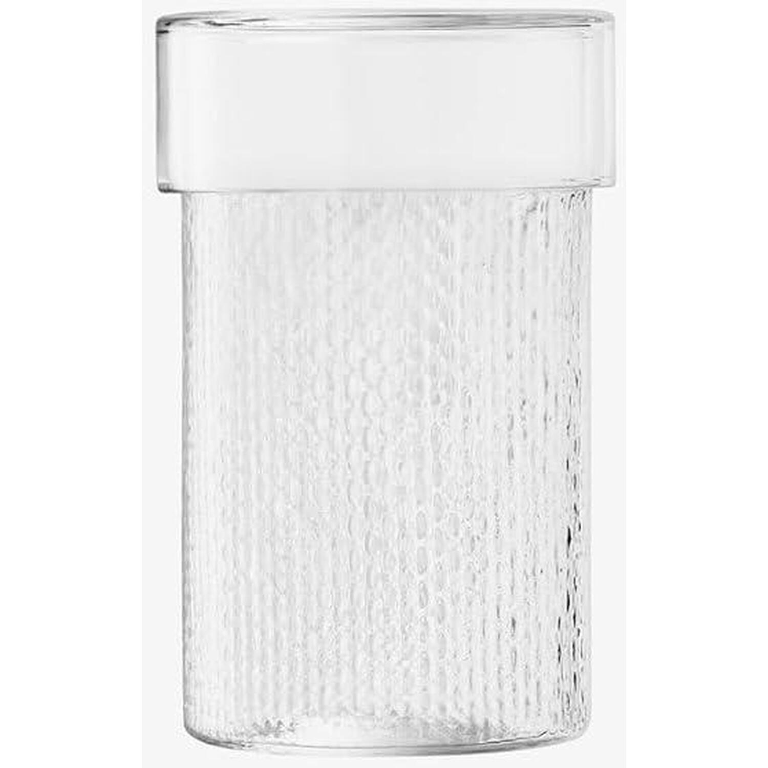 Image of Wicker Collection Mouth Blown Glass Container&hellip;