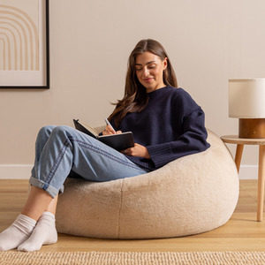 Icon Kingston Faux Fur Classic Dome Bean Bag