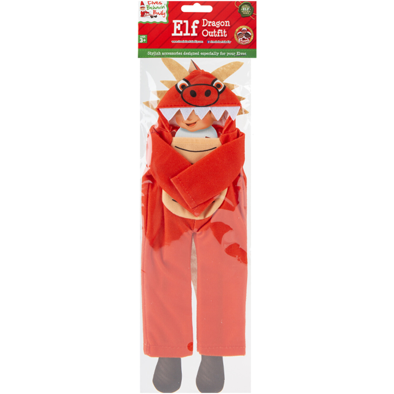 Elf Dragon Festive Outfit - Red