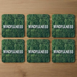 Wellness Mindfulness Designer Coaster Set