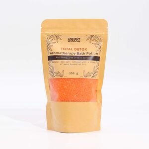 Aromatherapy Bath Potion in Kraft Bag Total Detox