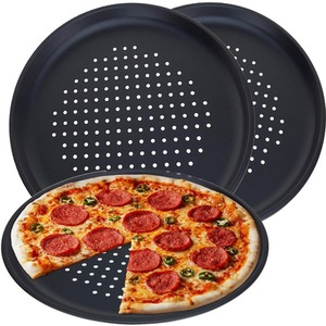 Non Stick Pizza Baking Tray Set of 3