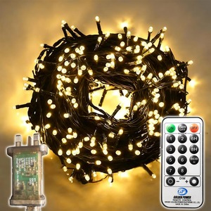 720 Light Warm White Remote Controlled Christmas String Lights