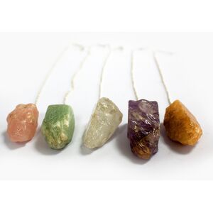 Natural Stone Pendulums Assorted MultiColor