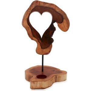 Candle Holder Sign Heart Shape