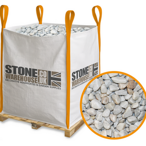 White Pebbles 15-25mm Bulk Bag 800kg