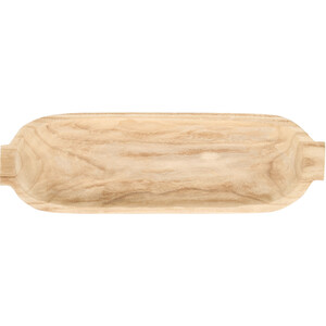 Wooden Finish Dough Display Bowl