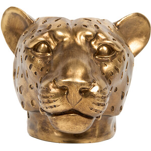 Gold Leopard Candle Holder