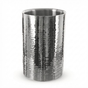 Hammered Stainless Steel Wine Cooler