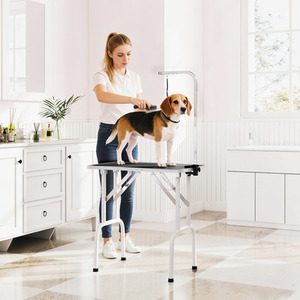 Dog Grooming Table Foldable with Adjustable Arm