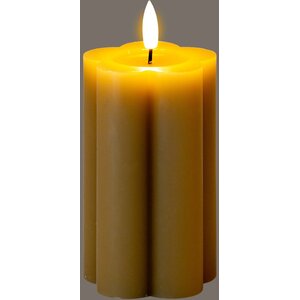 Luxe Collection Natural Glow Stone LED Candle Inches