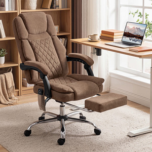 HOMCOM Executive Office Chair, Desk Chair with Massage and Heat