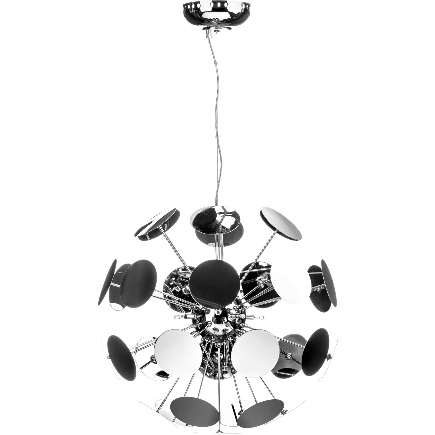 Maren Disc Large Pendant Light - Silver