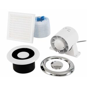 Xpelair Airline 100T Shower Fan Kit 100mm - XPL93289AW - Perfect for Bathrooms