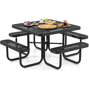 Outdoor Picnic Table and Bench Set