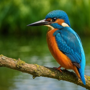 Stunning Kingfisher DIY Paint by Numbers
