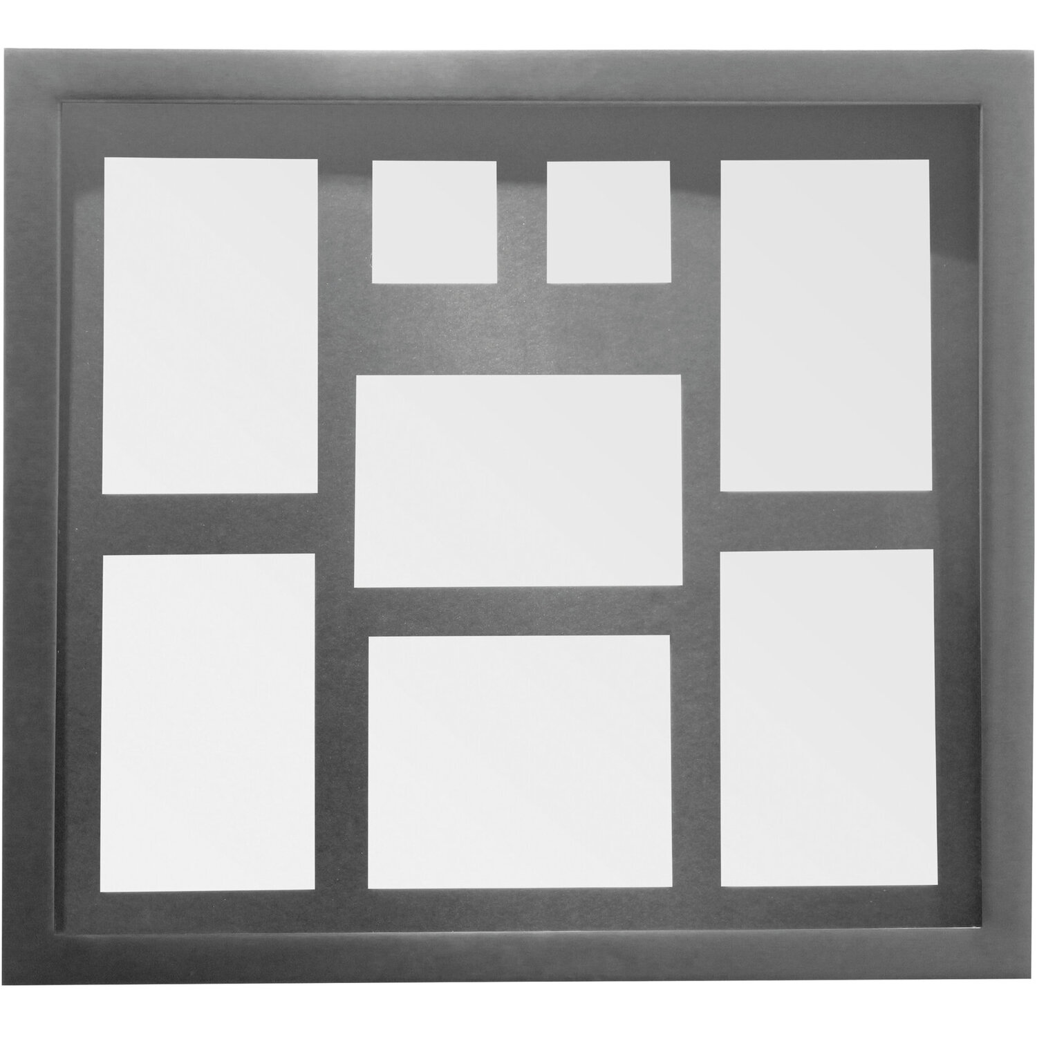 Maren Silver 8 Photo Multi Photo Frame - Silver