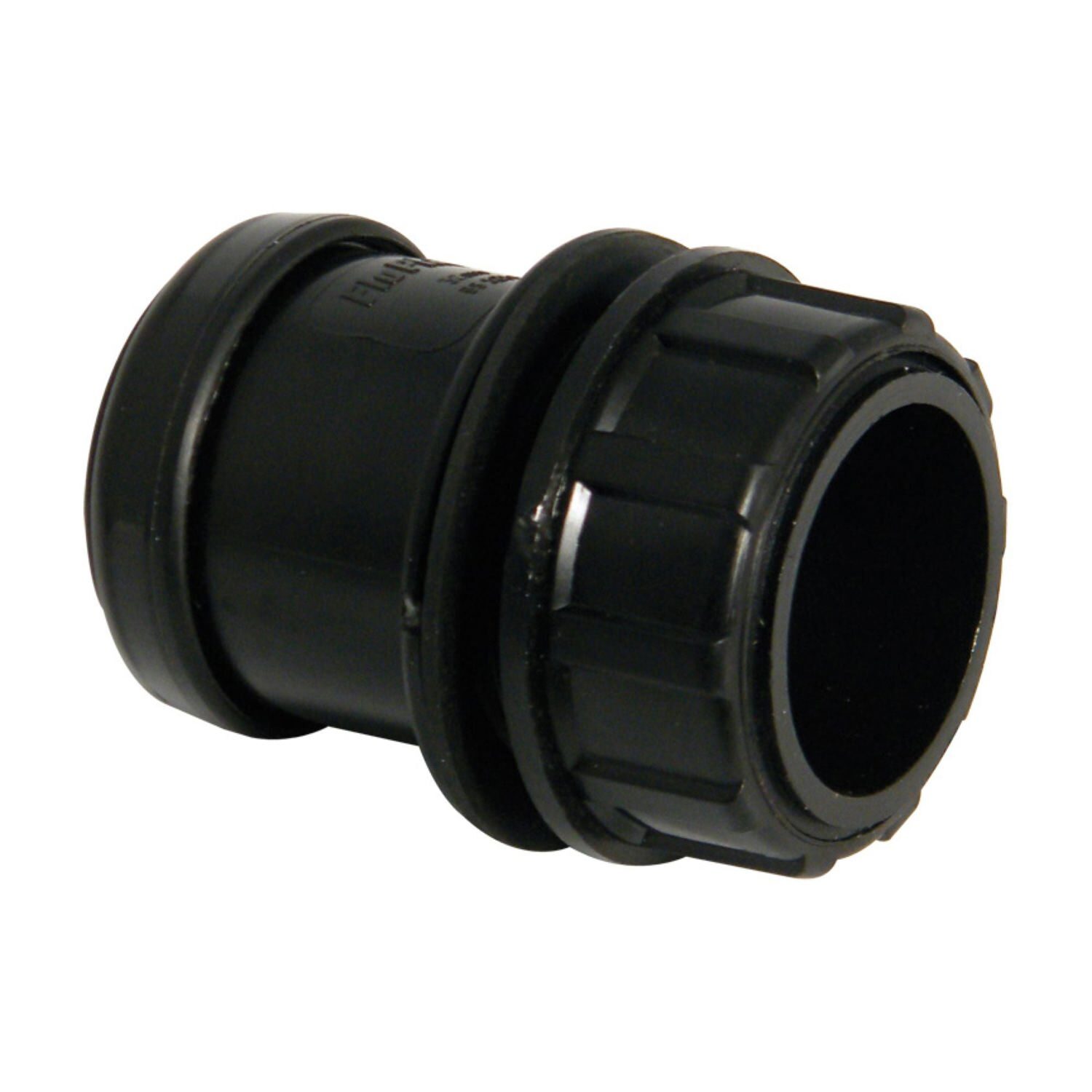 FloPlast Push Fit Waste Tank Connector 40mm Black - Image 5