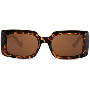 Contemporary Rectangle Unisex Sunglasses