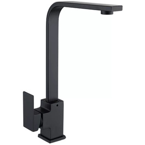 Kitchen Tap Black Finish Mixer