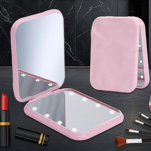 LED Lighted Makeup Mirror 3X Magnification Compact Folding