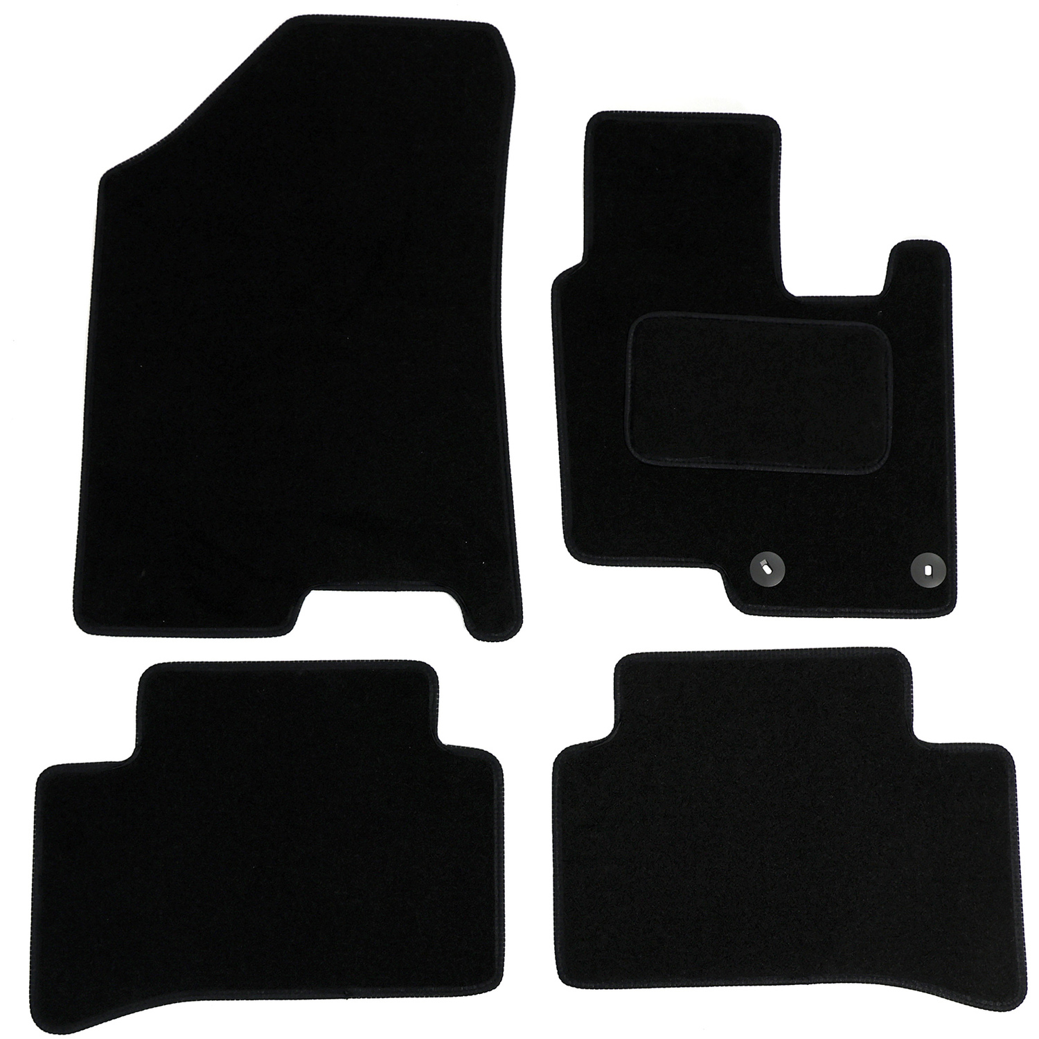 Actiasmat Hyundai Tucson 2020 Onwards Tailored Black Carpet Car Floor Mats Mk4 Mhev - Black