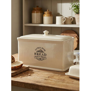 Vintage Home Cream Ceramic Bread Bin
