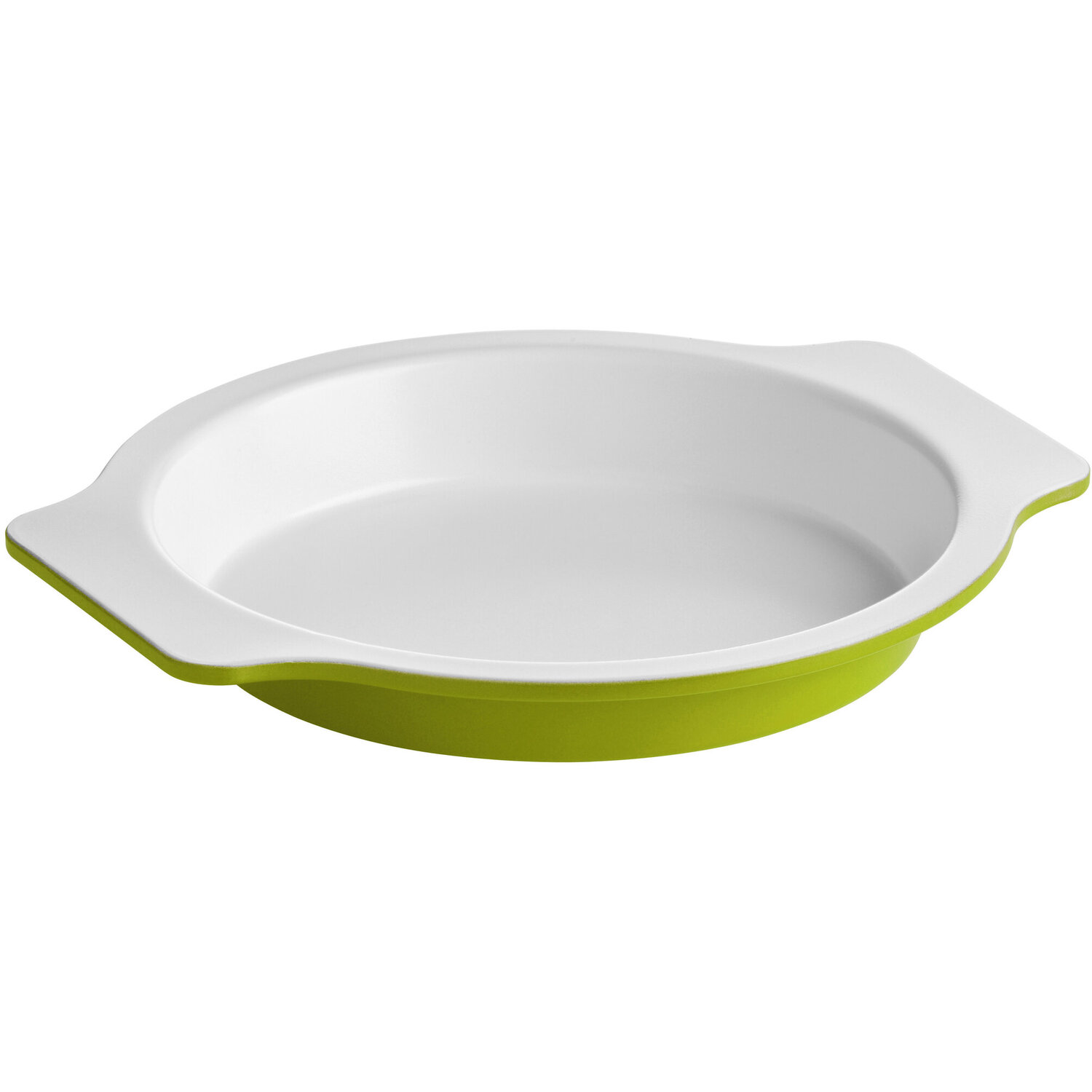 Ecocook Lime Green Round Cake Tin - White, Green