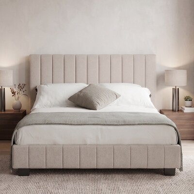 Beige Darby Bed