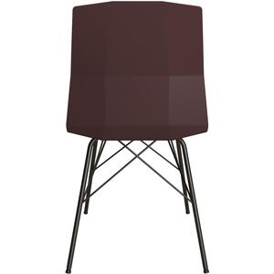 CL Riley Molded Dining Chair Burgundy