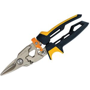 Fiskars PowerGear Aviation Snips Straight Cut 250mm (10in)