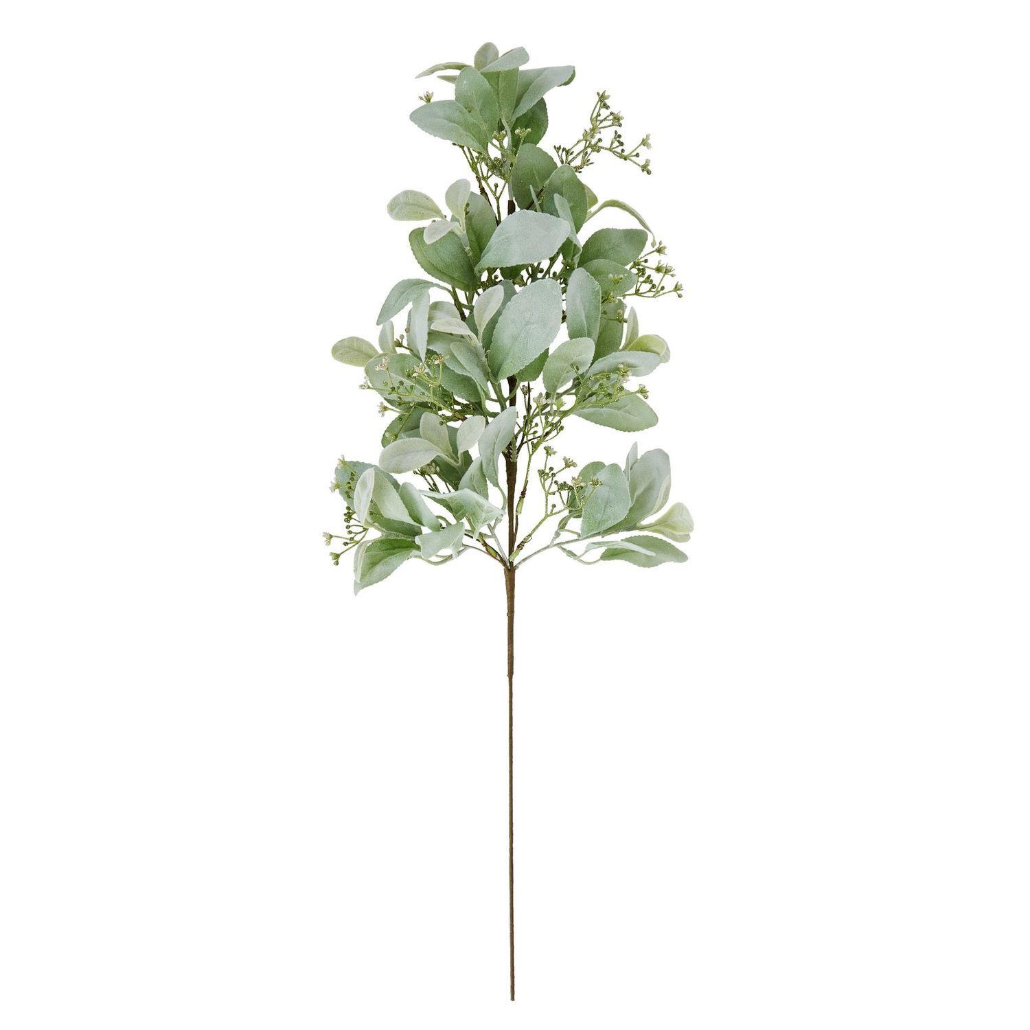 Hill Interiors Lambs Ear & Wax Flower Winter Artificial Plant - Green