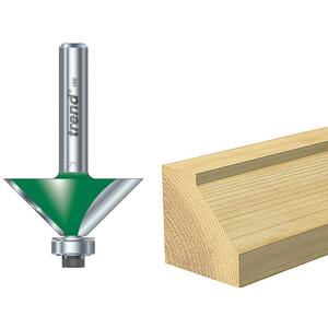 TREND C049 X 1/4 Tct Bearing Guided Chamfer 45 12.7 X 32mm