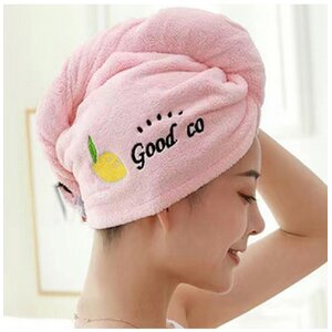 Rapid Dry Hair Towel Wrap Cap Coral Fleece Quick Dry Absorbent