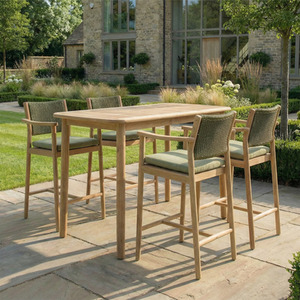 Tetbury 4 Seat Bar Table Garden Furniture Set