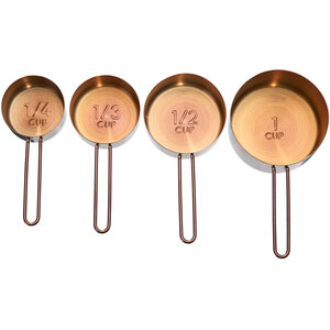 Alchemist Set of 4 Rose Gold Measuring Cups