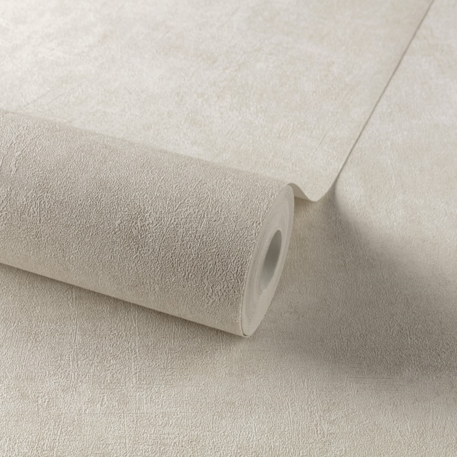 B&Q -  Annabella Distressed Plaster Textured WallpaperNeutral - Image 3