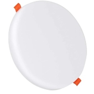 Ener-J Frameless LED Panel Light 12W 4000K Neutral White Round Recessed Surface