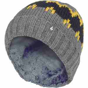 Boys Thick Ribbed Patterned Knitted Soft Beanie Hat