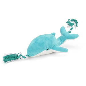 Petface Buddles Blue Whale Plush Dog Toy