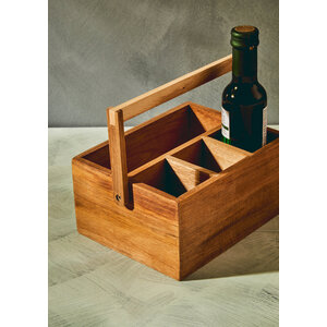 Socorro Acacia Cutlery Caddy