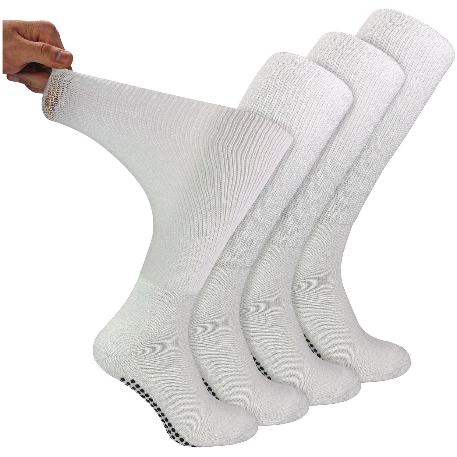 Bridgedale Dr.socks 4 Pack Long Bamboo Diabetic Unisex Slipper Socks